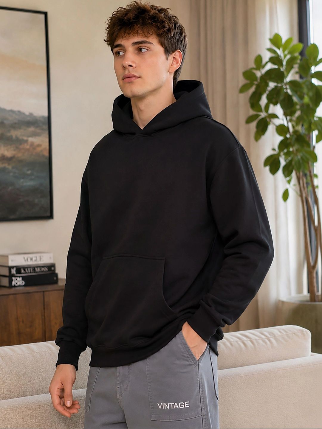 THE BEETEL HOUSE Men Printed Hooded Sweatshirt-picture-28