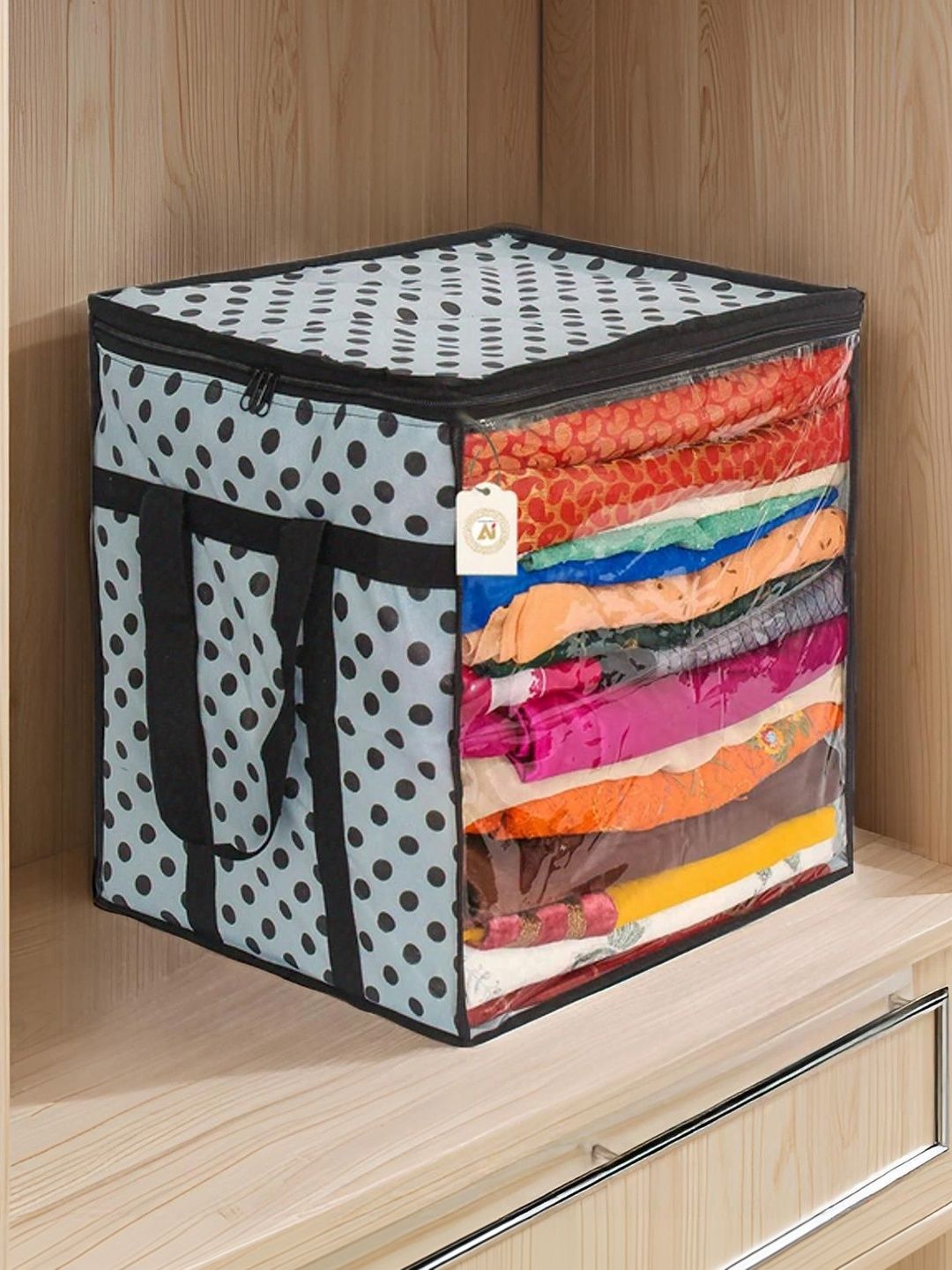 ANKIT INTERNATIONAL Black Set of 1 Reusable Multi-Utility Organisers-picture-35