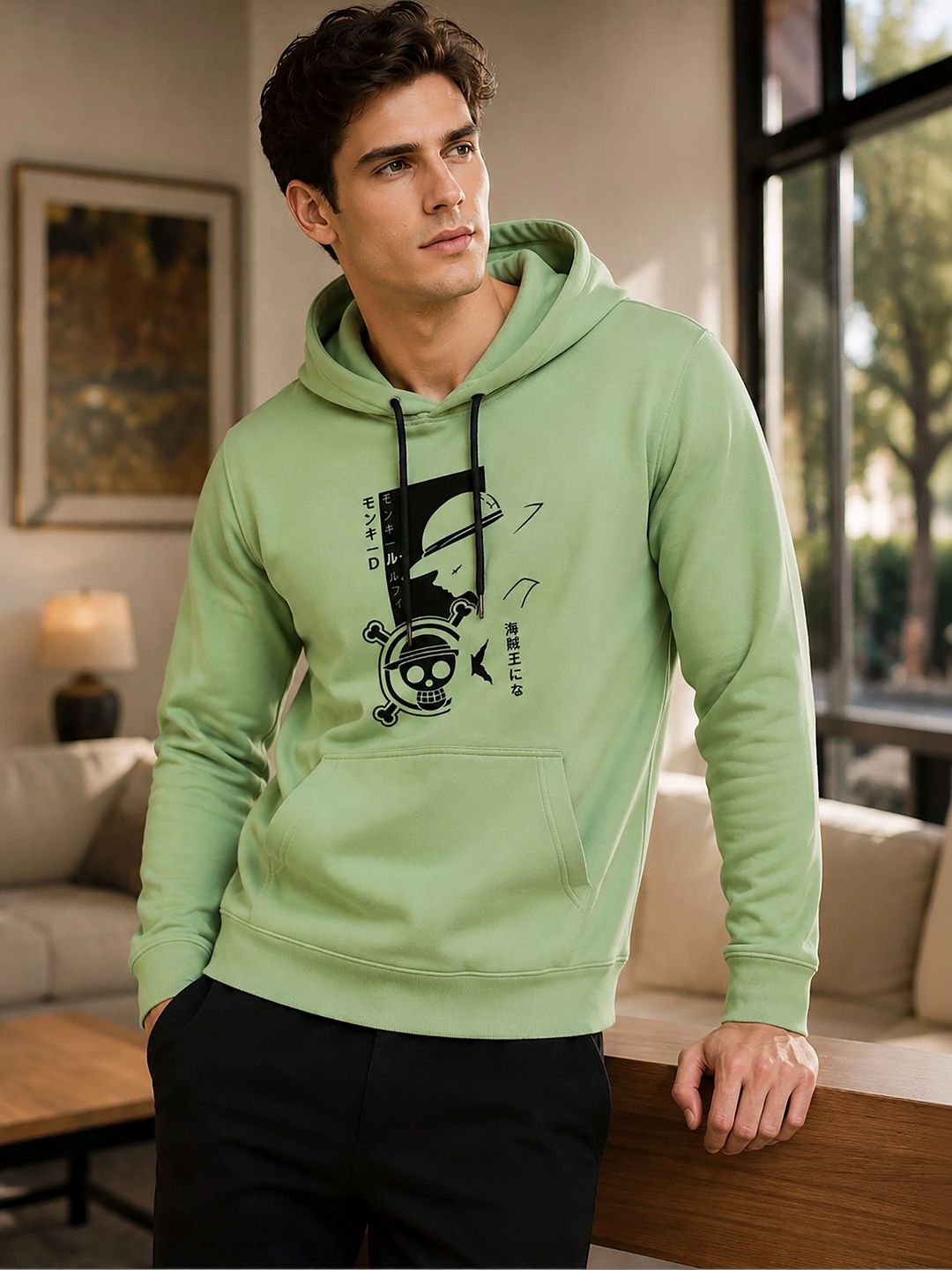 SZN Men Printed Hooded Sweatshirt-picture-40