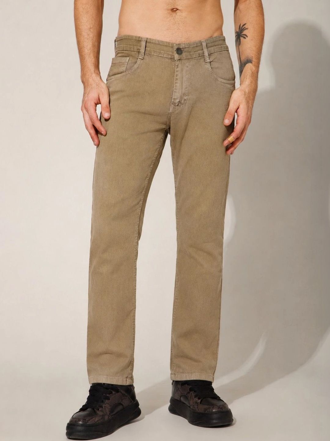 STUDIO NEXX Men Comfort Regular Fit Mid-Rise Stretchable Jeans-picture-0