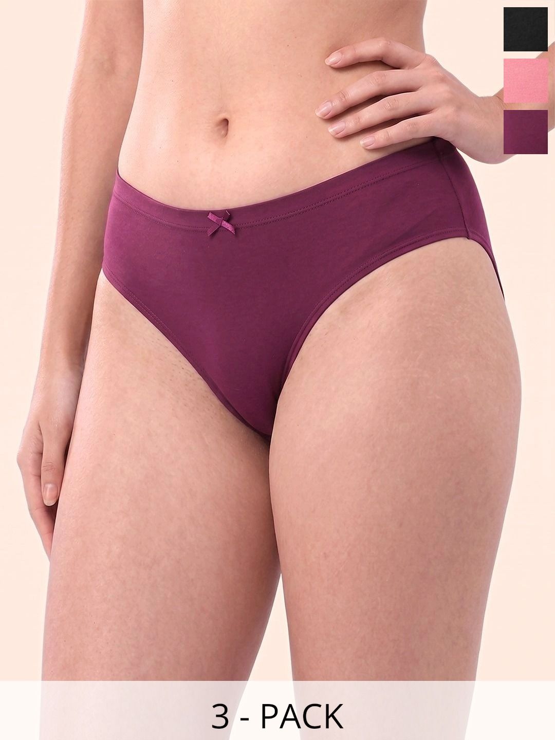 LYRA Women Pack of 3 Seamless Assorted Bikini-picture-17