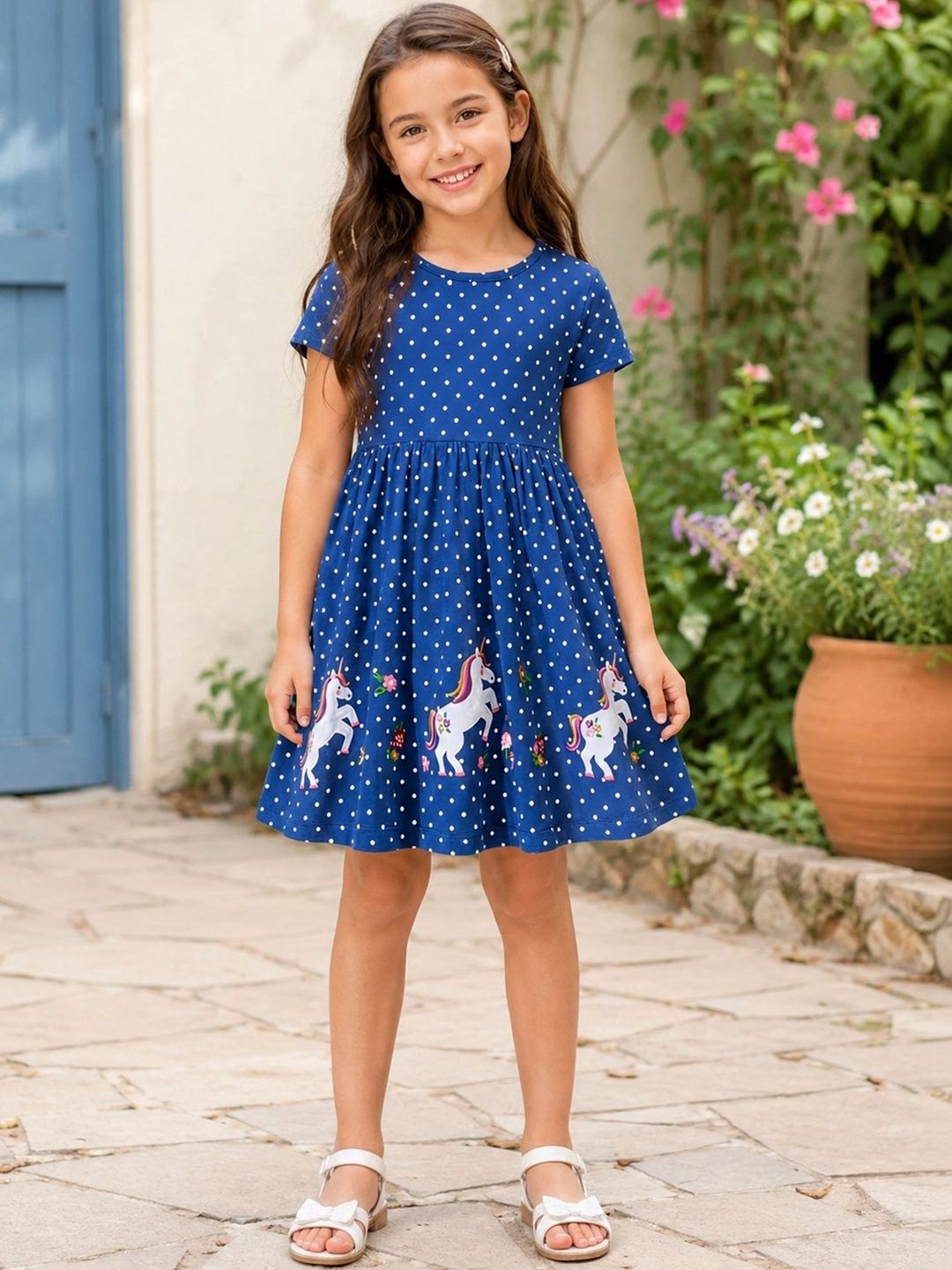 LULU & SKY Girls Printed Nightdress-picture-45