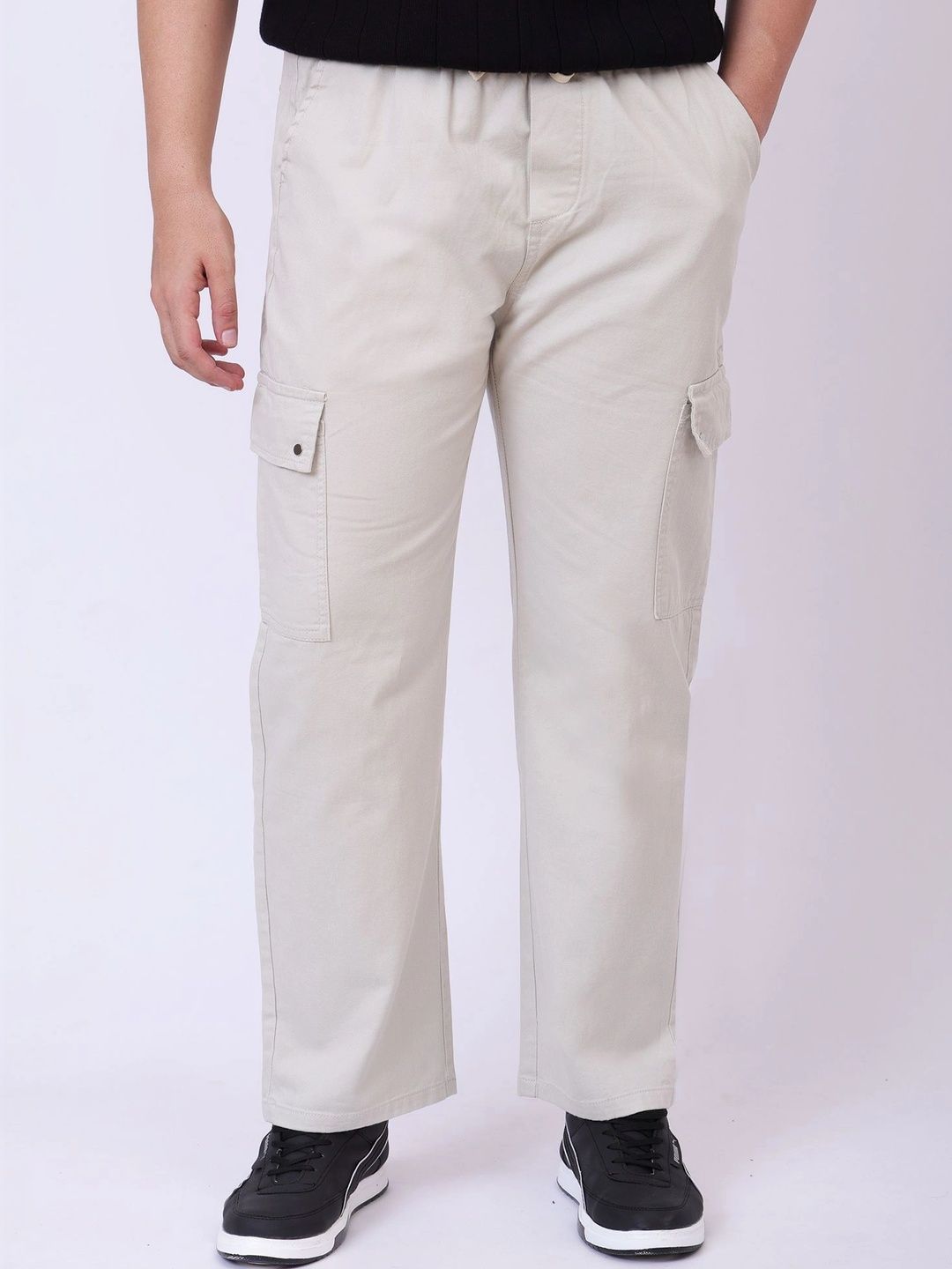KHASAAB STYLE Men Smart Cargos Trousers-picture-16