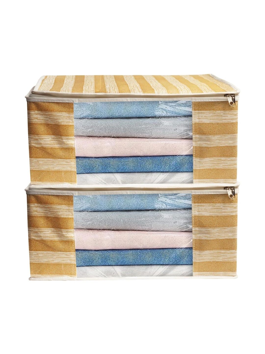 AARON INC Brown Set of 2 Reusable Multi-Utility Organisers-image-25