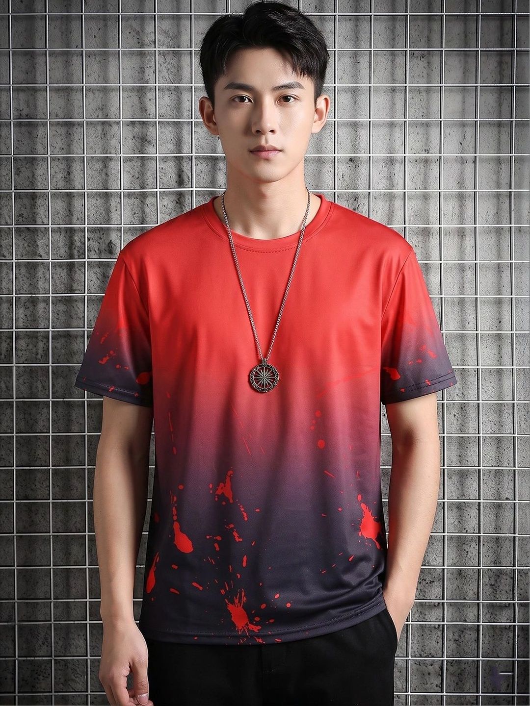 Suo Men Printed T-shirt-picture-36