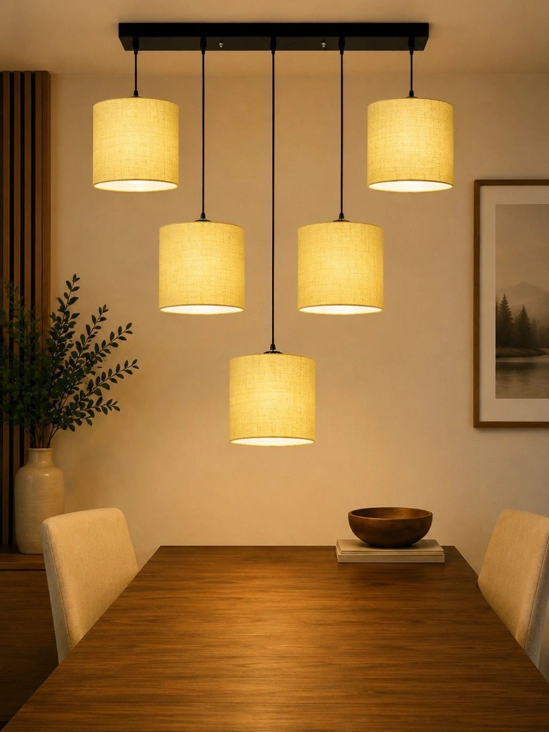 Myntra Elegant Homes Yellow Textured Contemporary Ceiling Lamp-image-41