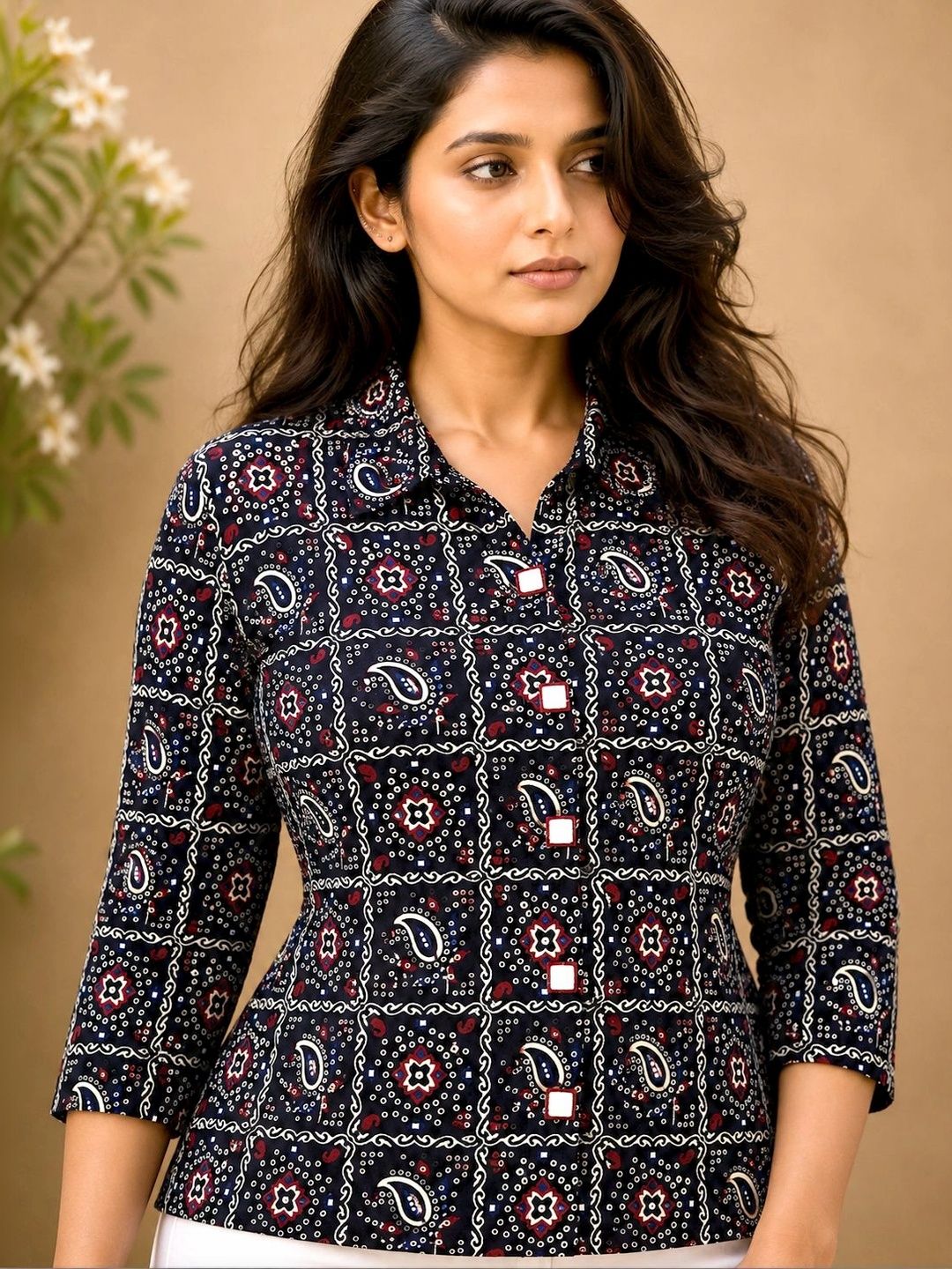 Maruti Tex Print Ethnic Top-picture-31