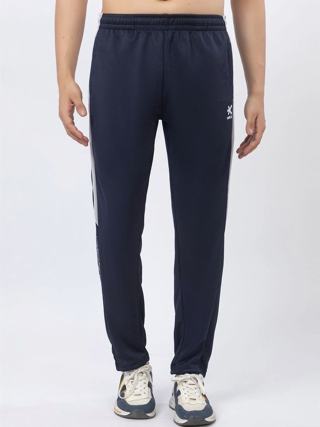 HRX by Hrithik Roshan Men Regular Fit Brand Logo Training Track Pants-picture-53