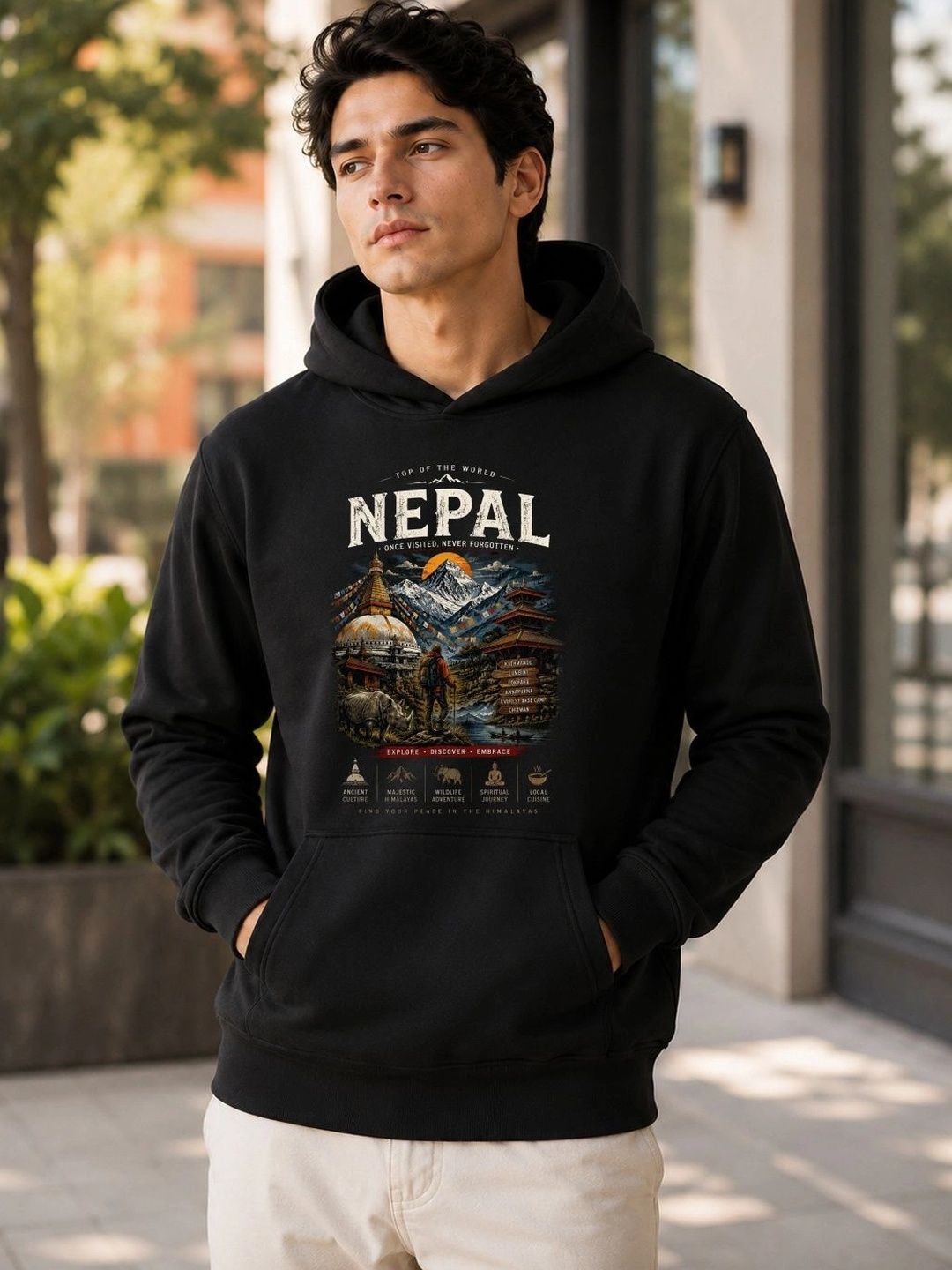 TRENDIFYTEEZ Men Printed Hooded Sweatshirt-picture-10