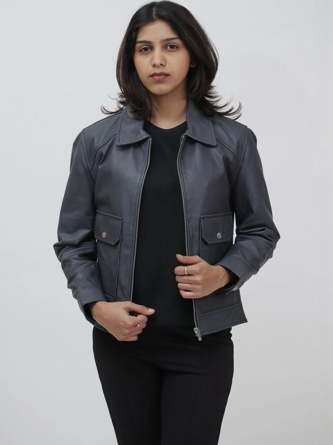 Bellish Women Leather Leather Jacket-picture-14