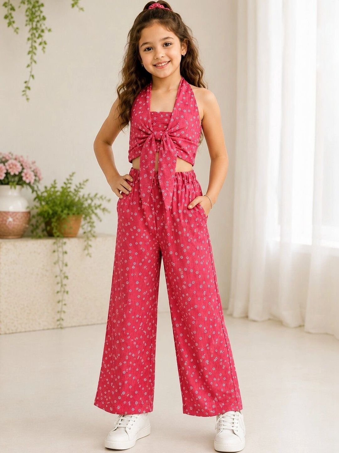 BAESD Girls Printed Top with Trousers-picture-21