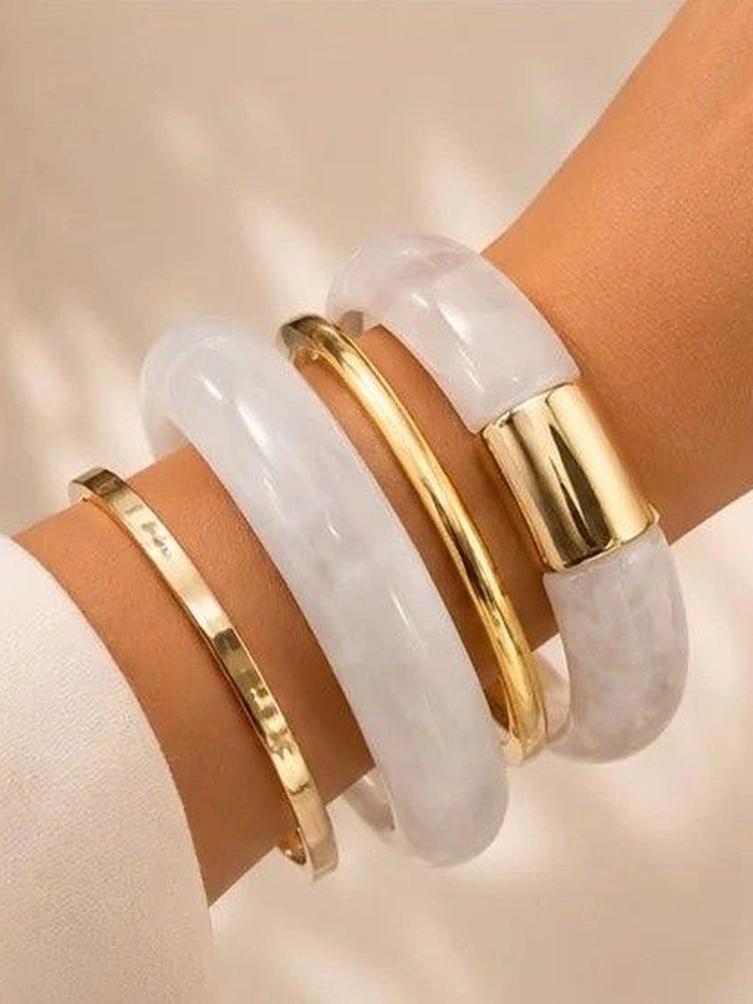 ASTRIA JEWELLERY Women Gold-Plated Bangle-Style Bracelet-picture-37