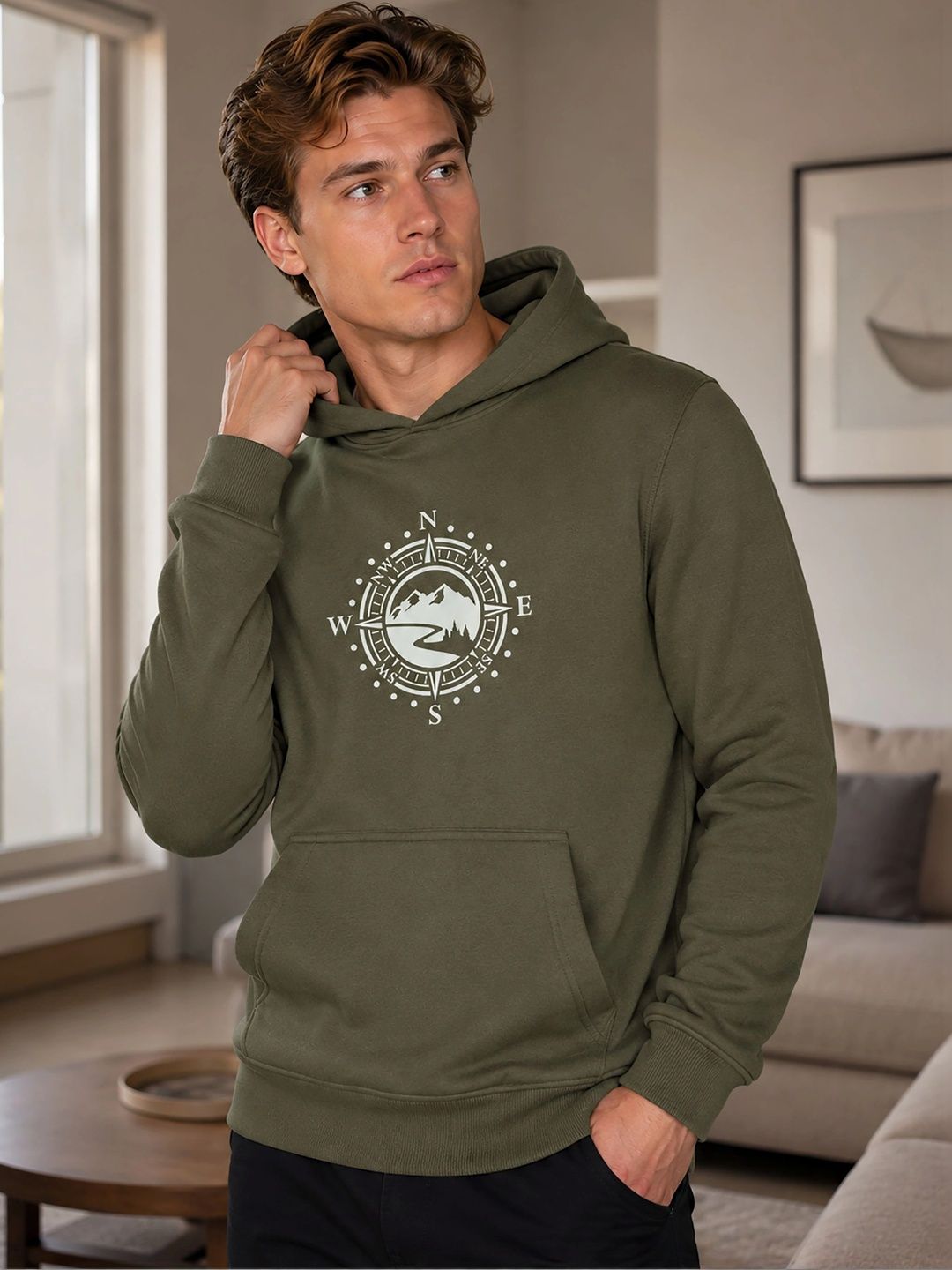 MaverIQ Men Printed Hooded Sweatshirt-picture-29