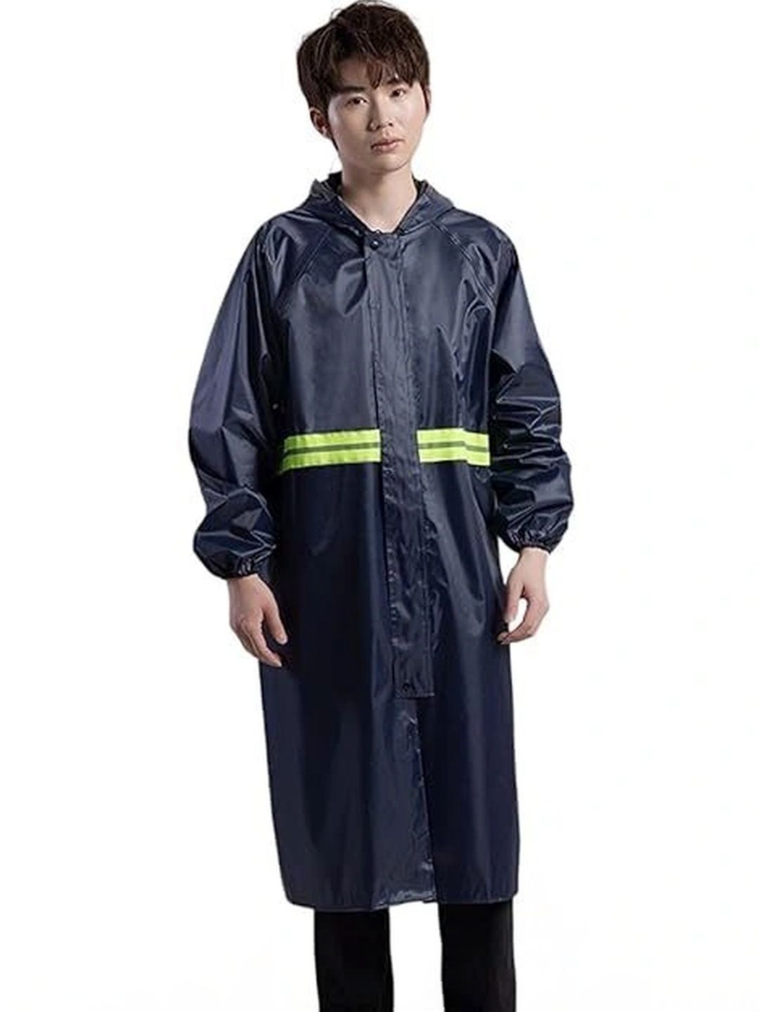 AUGEN Unisex Striped Rain Jacket-picture-34