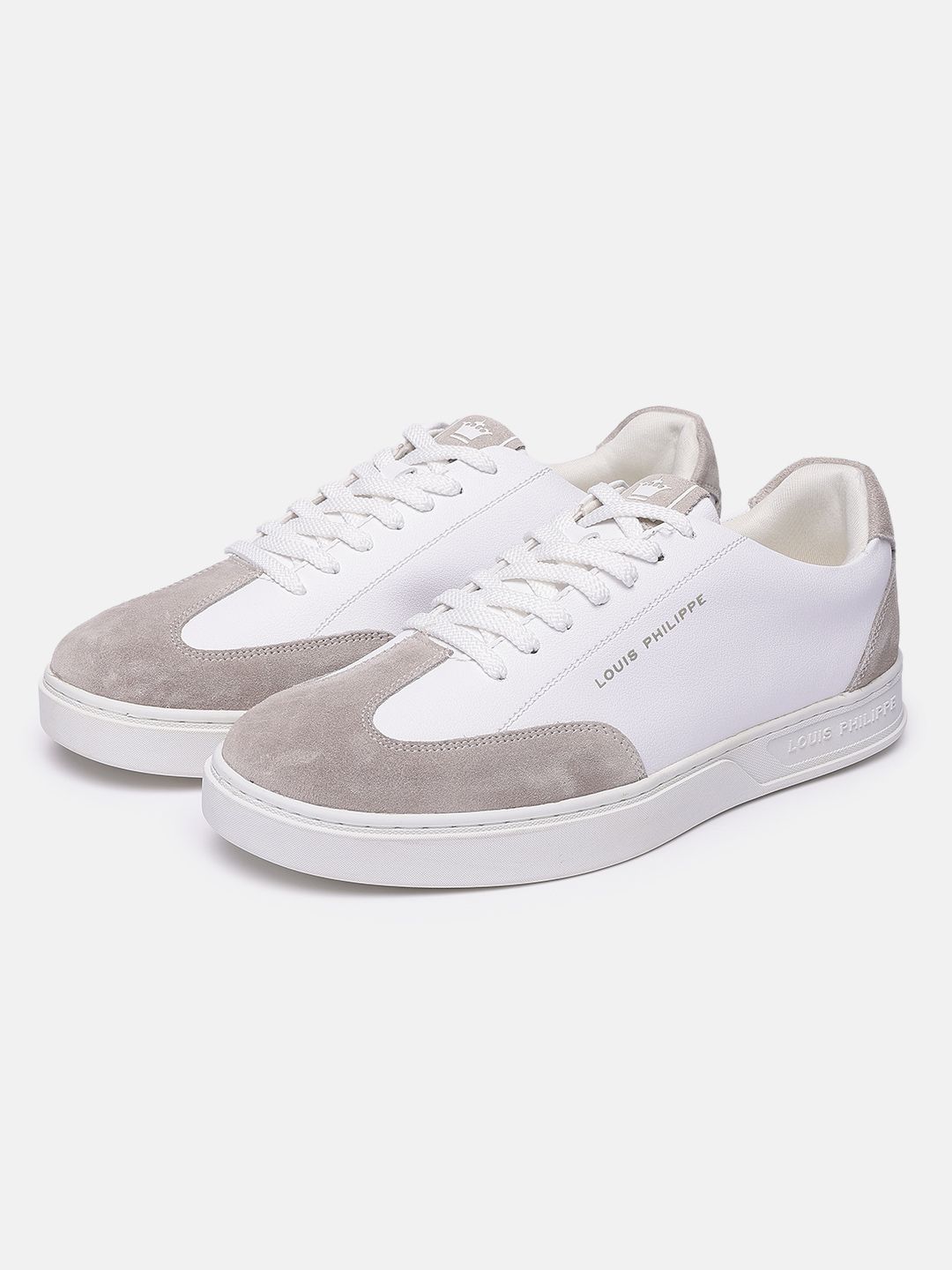 Louis Philippe Sport Men Colourblocked Leather Sneakers-image-48