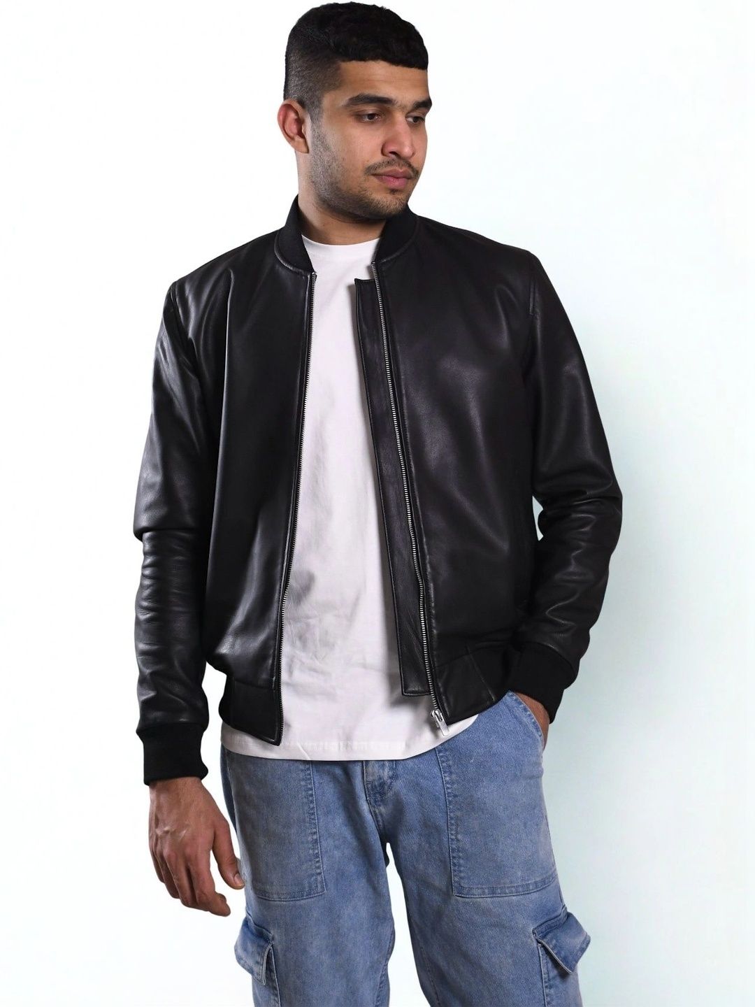 Bellish Men Leather Bomber Jacket-picture-18