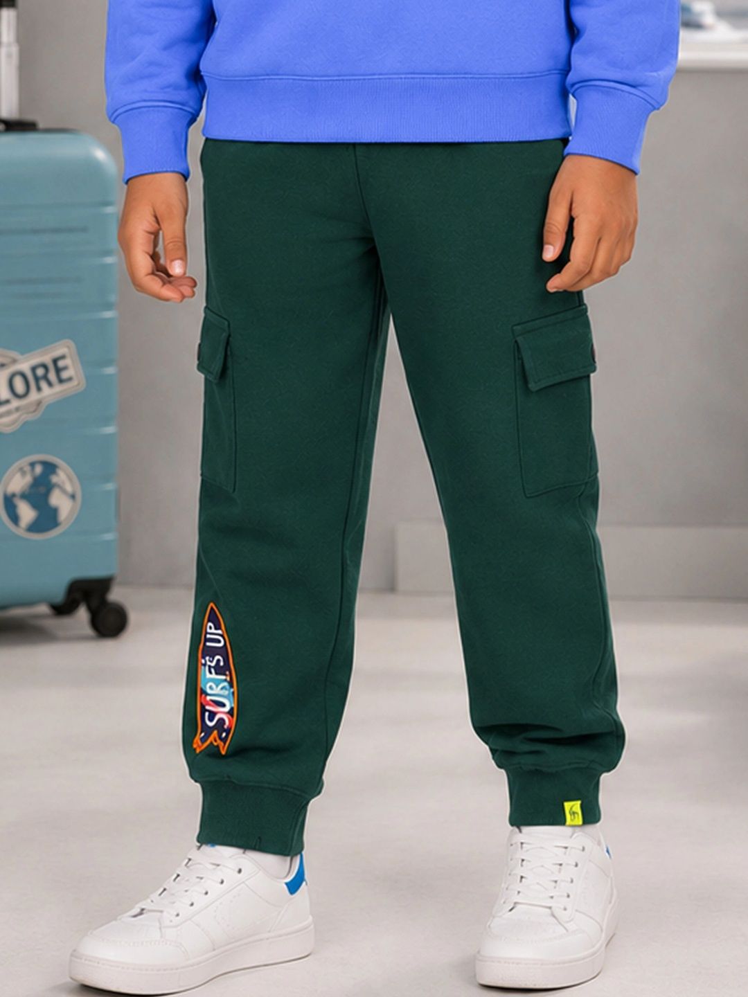 KiddoPanti Boys Regular Fit Graphic Print Cargos-picture-23