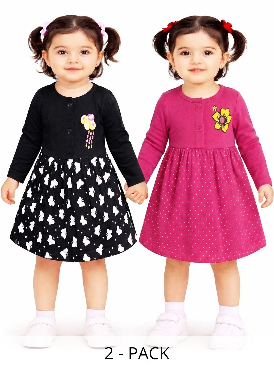 KidzzCart Polka Dot Print A-Line Dress-picture-35