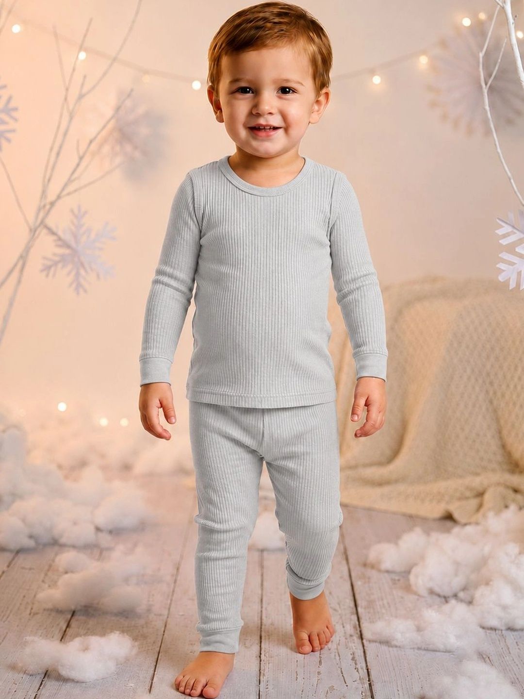 Kanvin Boys Cotton Round Neck Thermal Set-picture-56