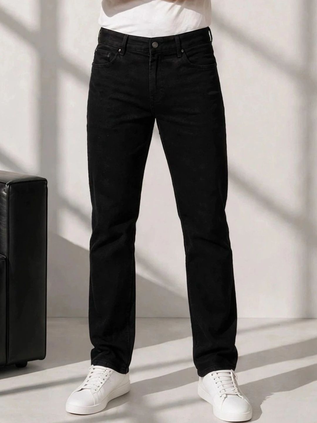 Metronaut Men Classic Regular Fit Mid-Rise Stretchable Jeans-picture-27