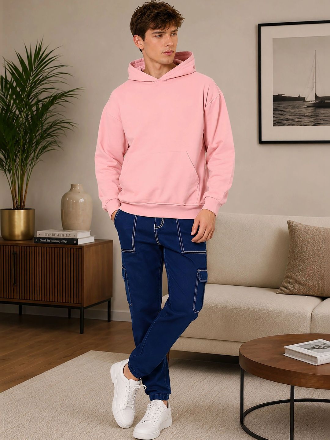 ATIGIANO Men Printed Hooded Sweatshirt-picture-32