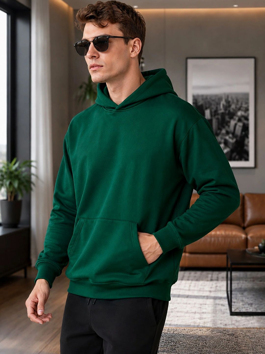 THE BEETEL HOUSE Men Printed Hooded Sweatshirt-picture-23