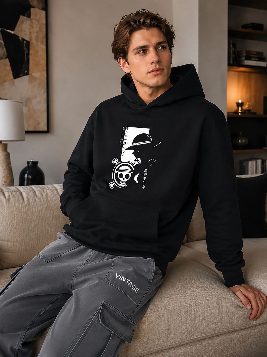 ATIGIANO Men Printed Hooded Sweatshirt-picture-38