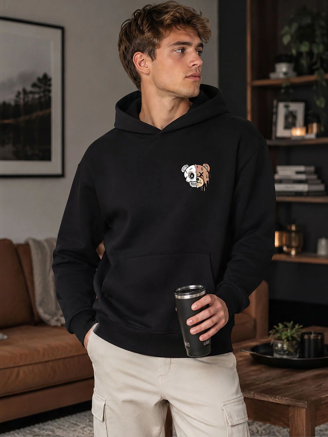 MaverIQ Men Printed Hooded Sweatshirt-picture-48