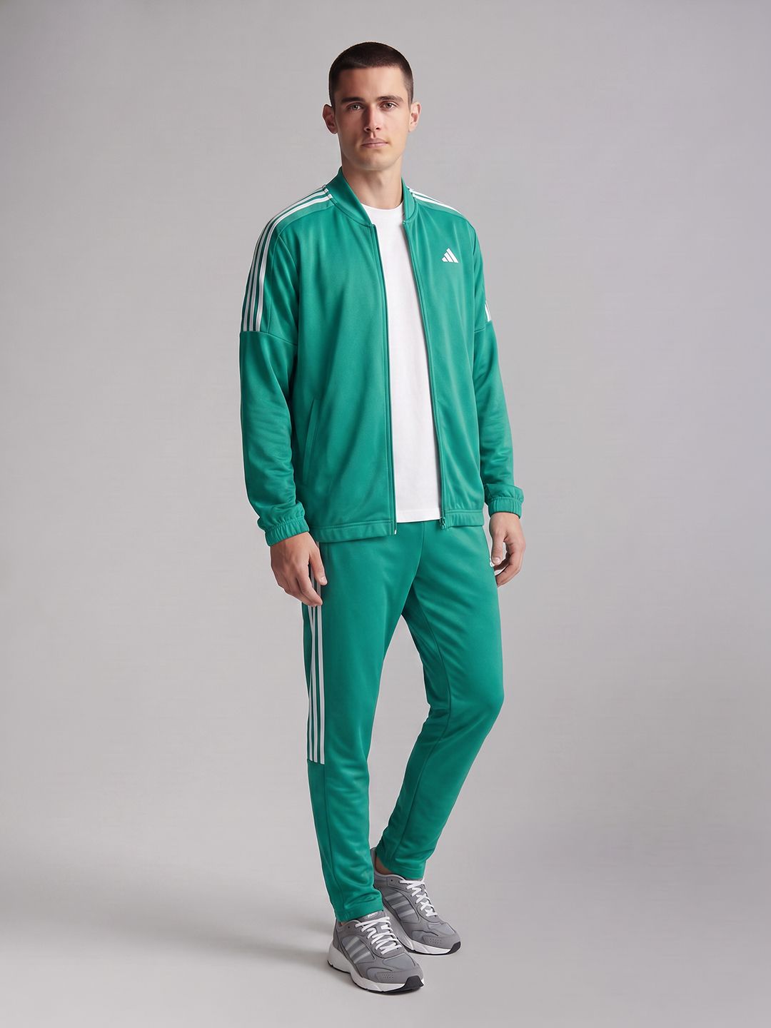 ADIDAS 3S Plain TS Stand Collar Tracksuis-picture-18