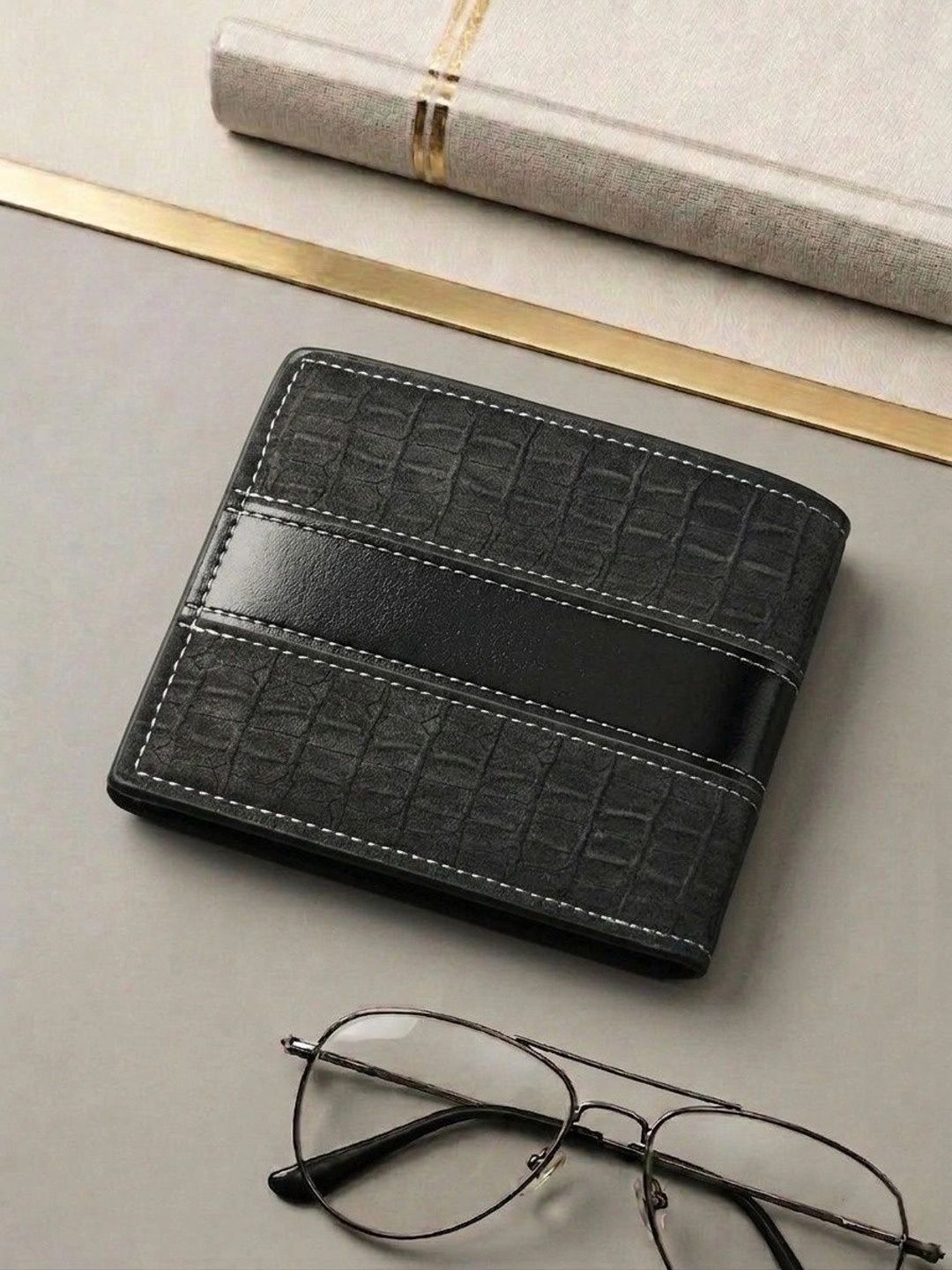 TomParis Men Textured PU Two Fold Wallet-picture-37