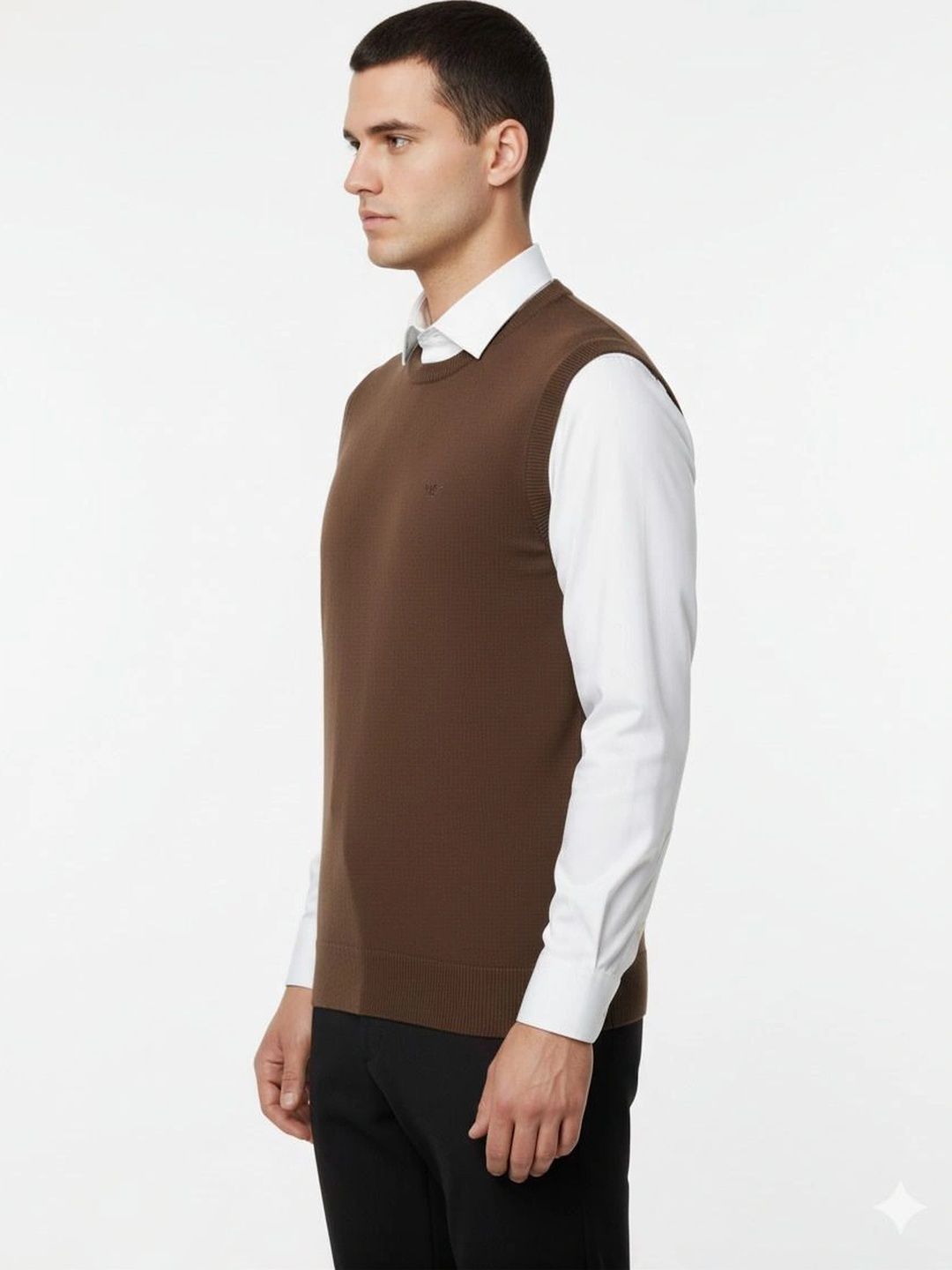 VOMAZO Men Woollen Sweater Vest-picture-46