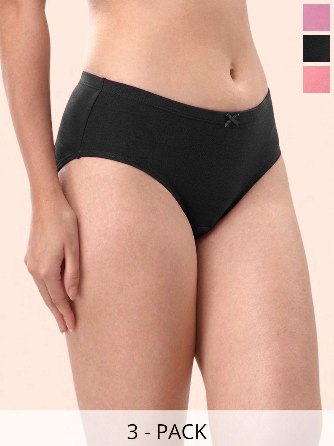 LYRA Women Pack of 3 Seamless Assorted Bikini-picture-21