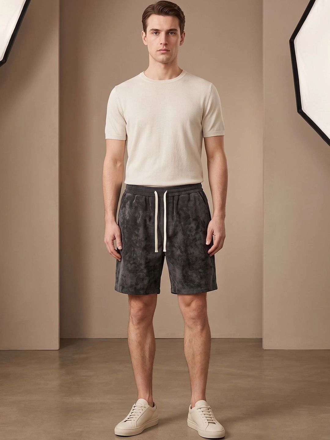 Suo Men Washed Technology Shorts-picture-13