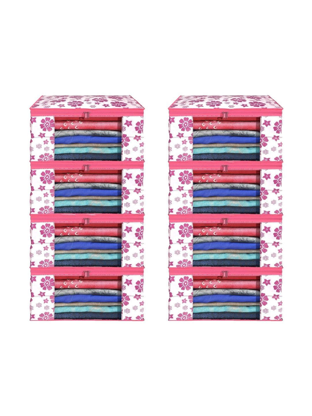 AARON INC Pink Set of 6 Reusable Multi-Utility Organisers-picture-11