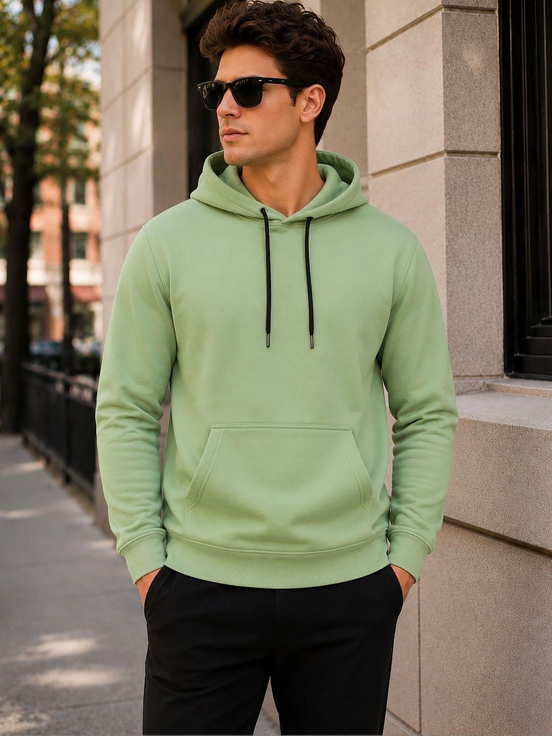 ATIGIANO Men Printed Hooded Sweatshirt-picture-34