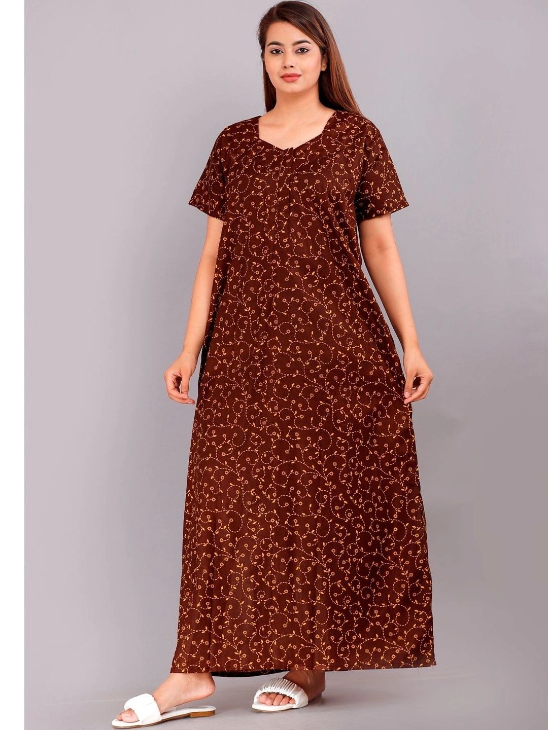 VRSU Printed Maxi Nightdress-picture-51