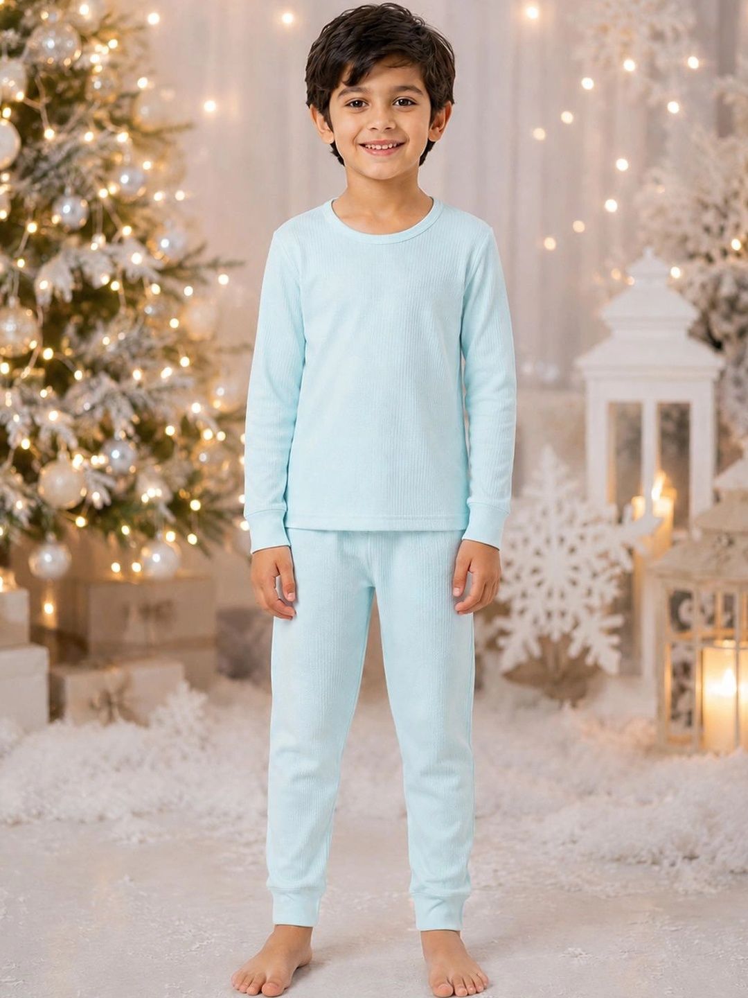 Kanvin Boys Cotton Round Neck Thermal Set-picture-35