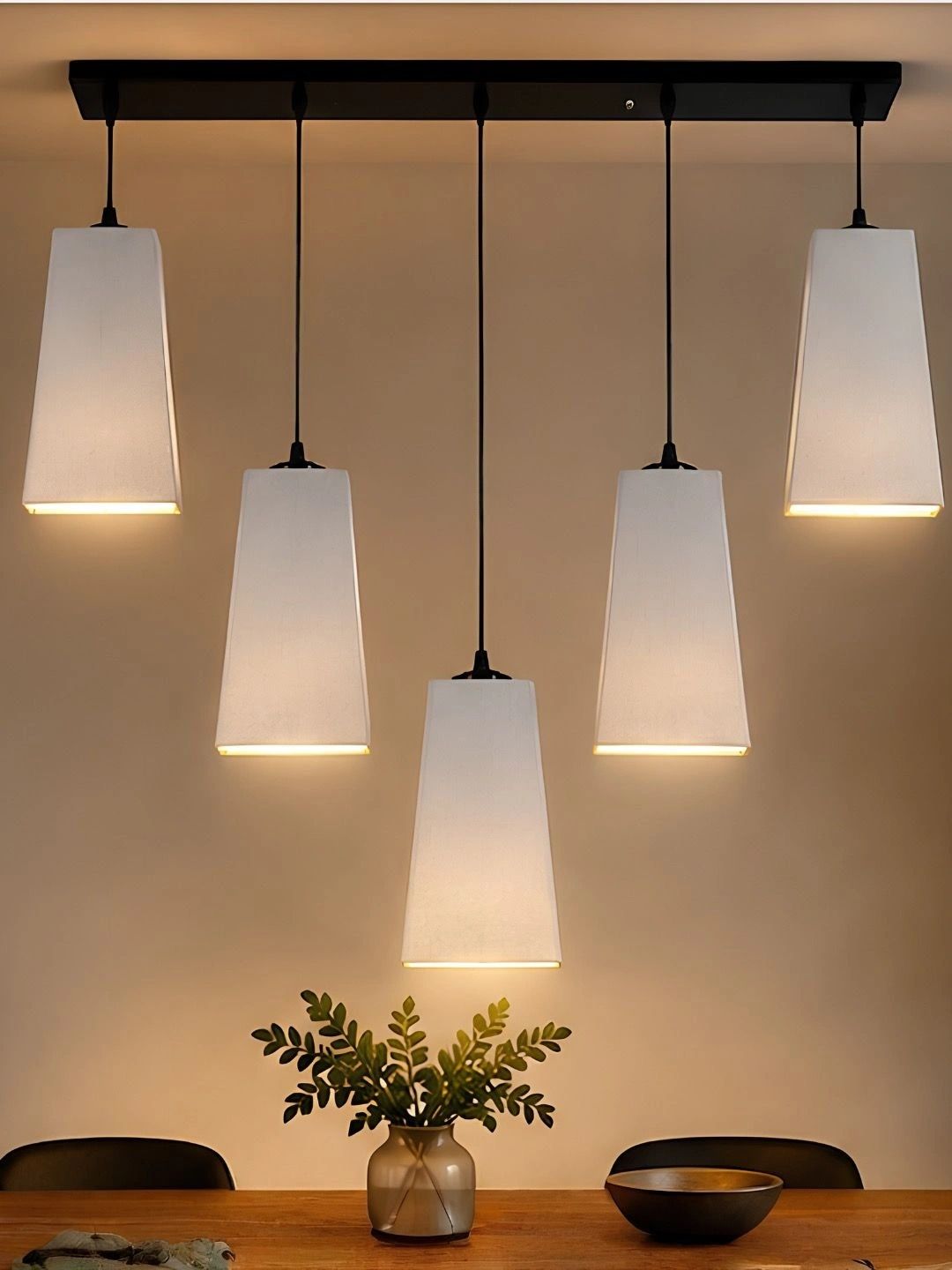 Myntra Elegant Homes Grey Contemporary Ceiling Lamp-picture-12