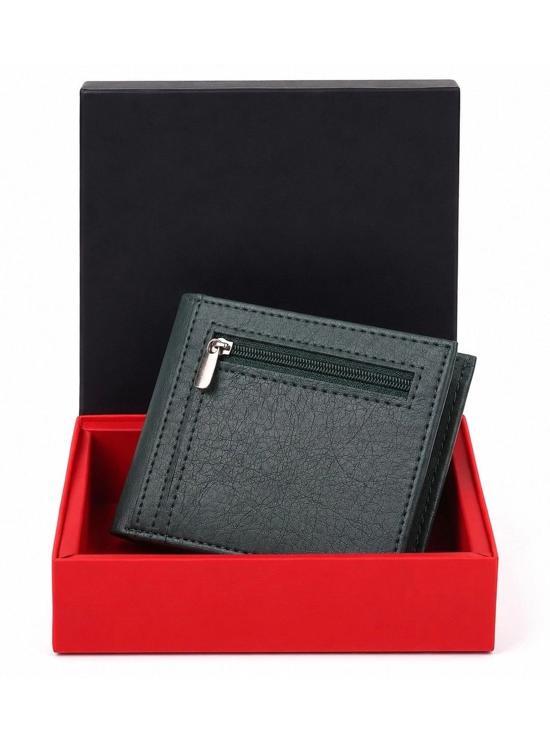 LAER Men Textured PU Two Fold Wallet-picture-23