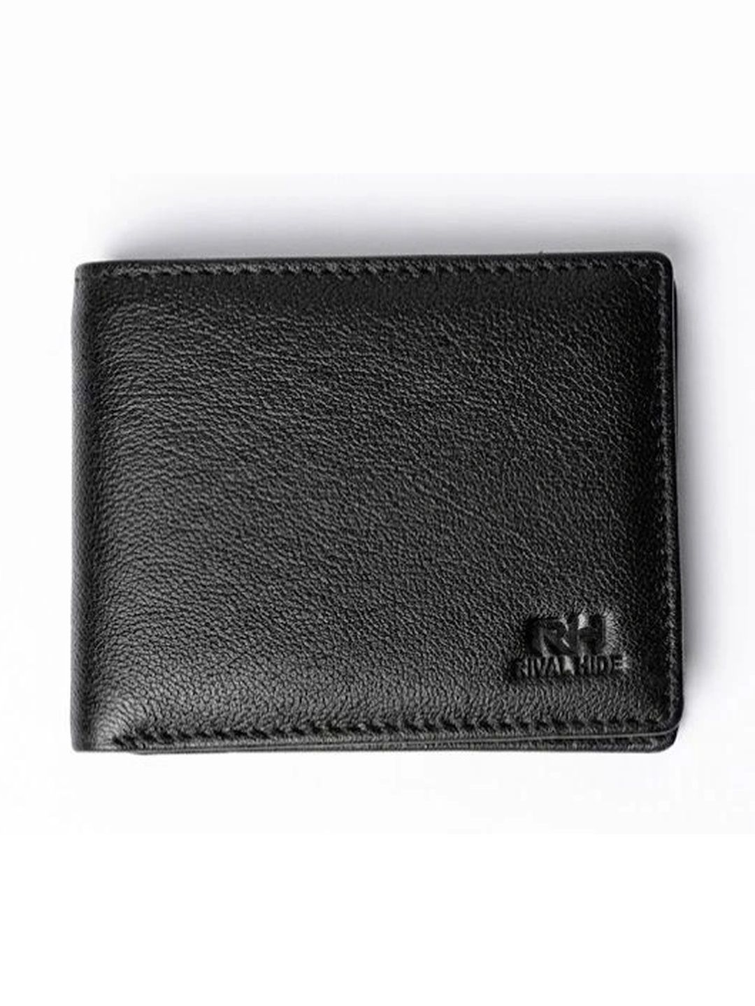 RIVAL HIDE Men Textured Leather Two Fold Wallet-image-27