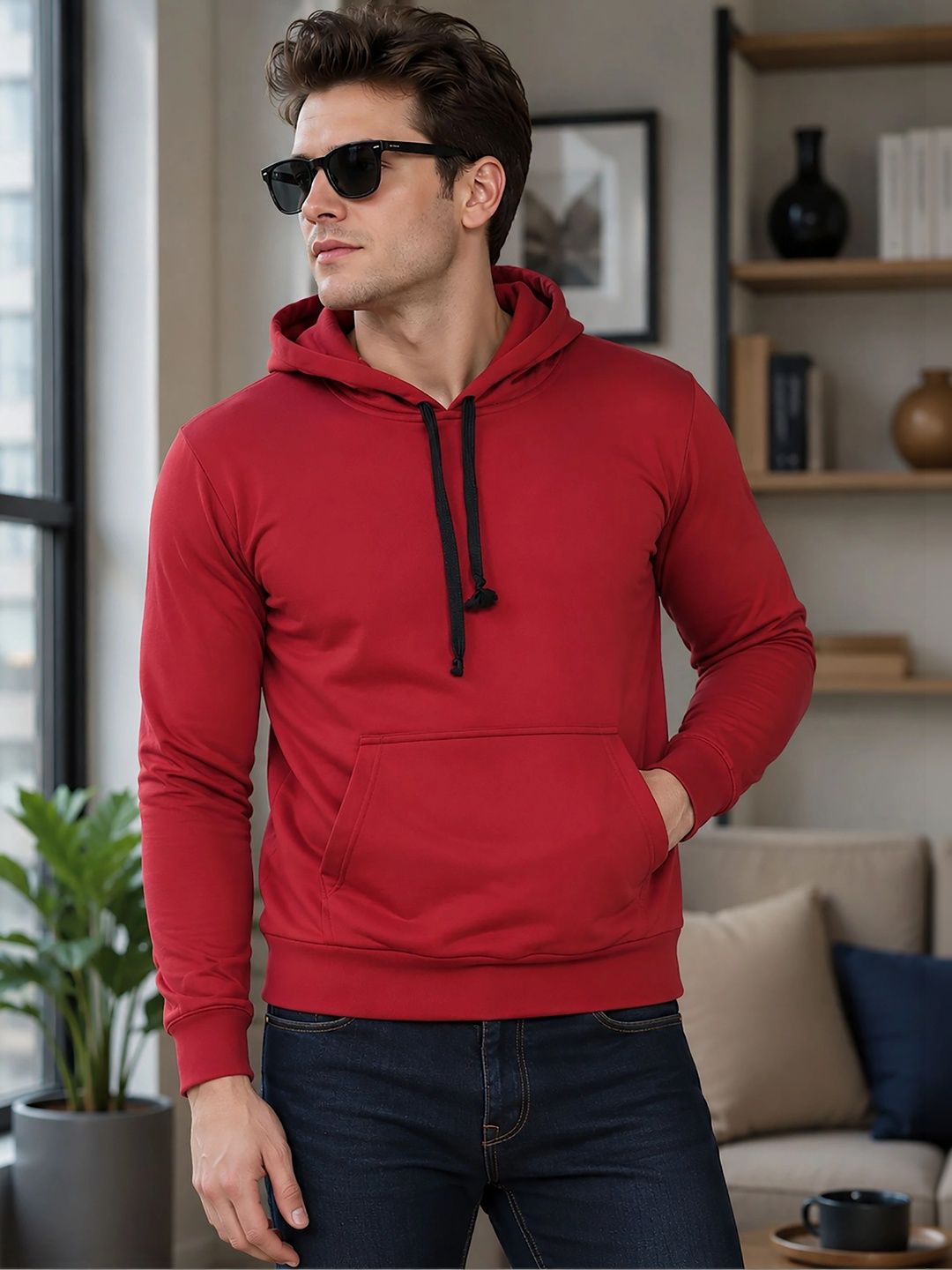 MaverIQ Men Printed Hooded Sweatshirt-picture-33