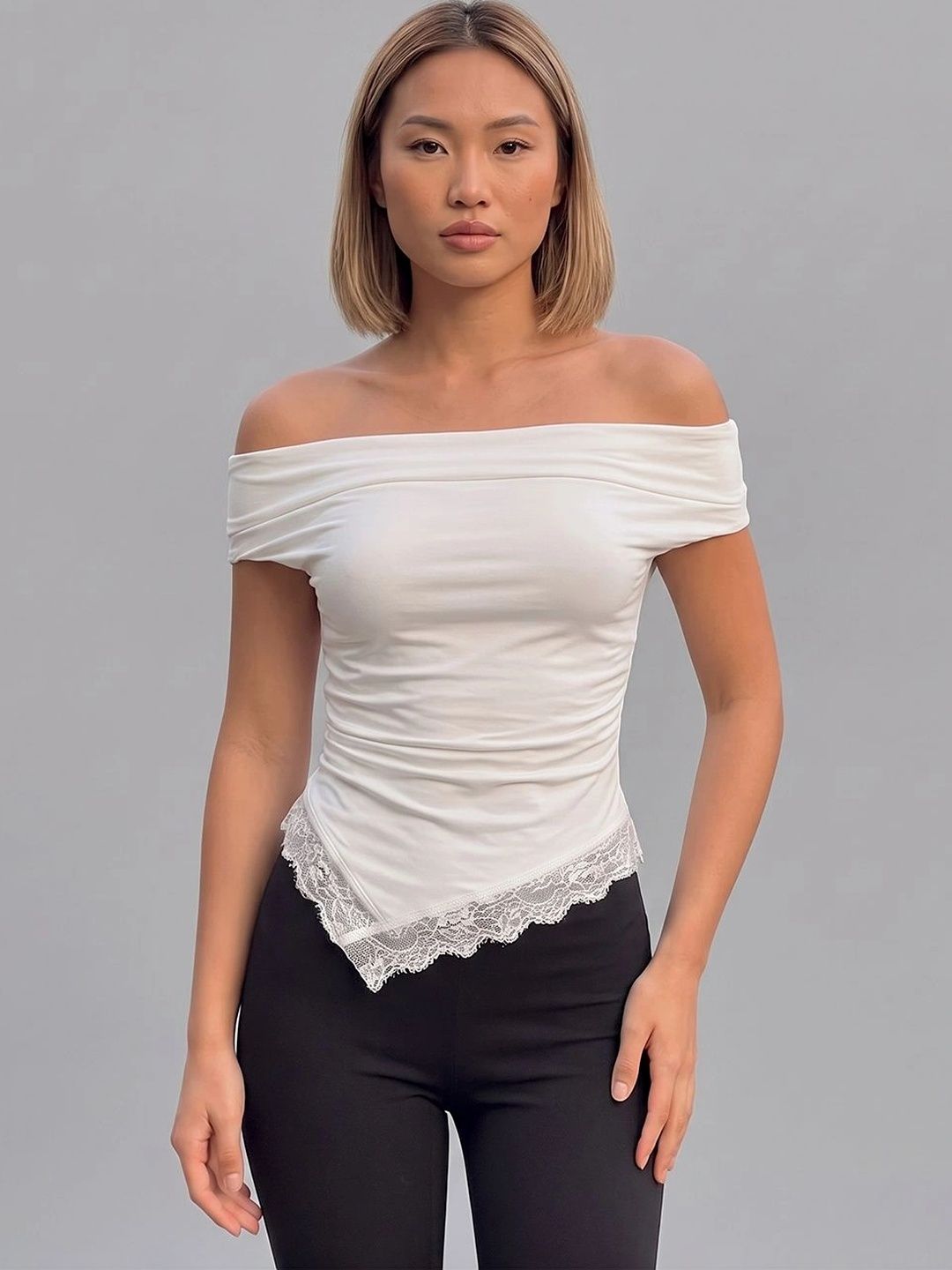 ATELIER REBEL Off-Shoulder Ruffles Top-picture-26