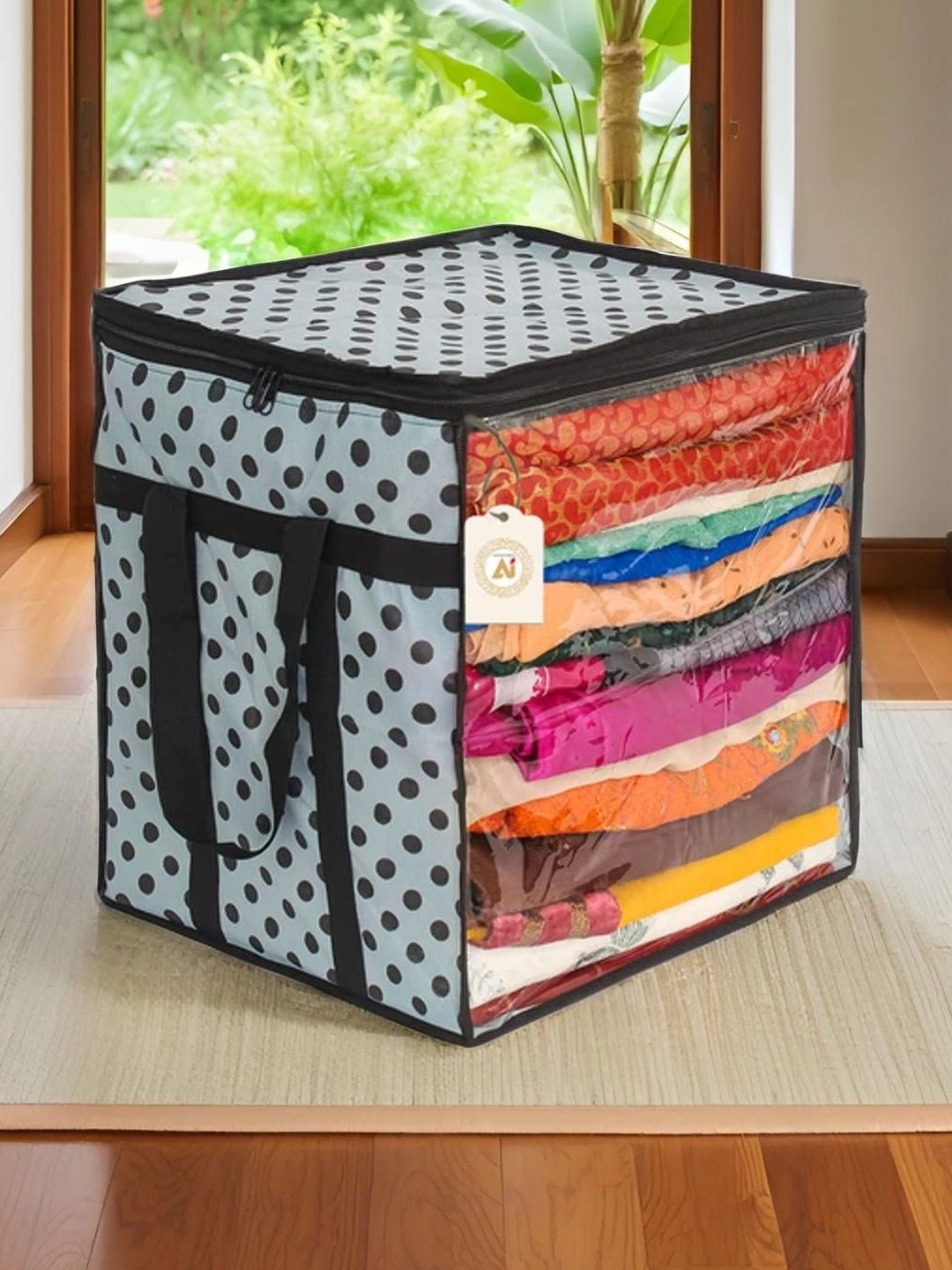 ANKIT INTERNATIONAL Black Set of 1 Reusable Multi-Utility Organisers-picture-38