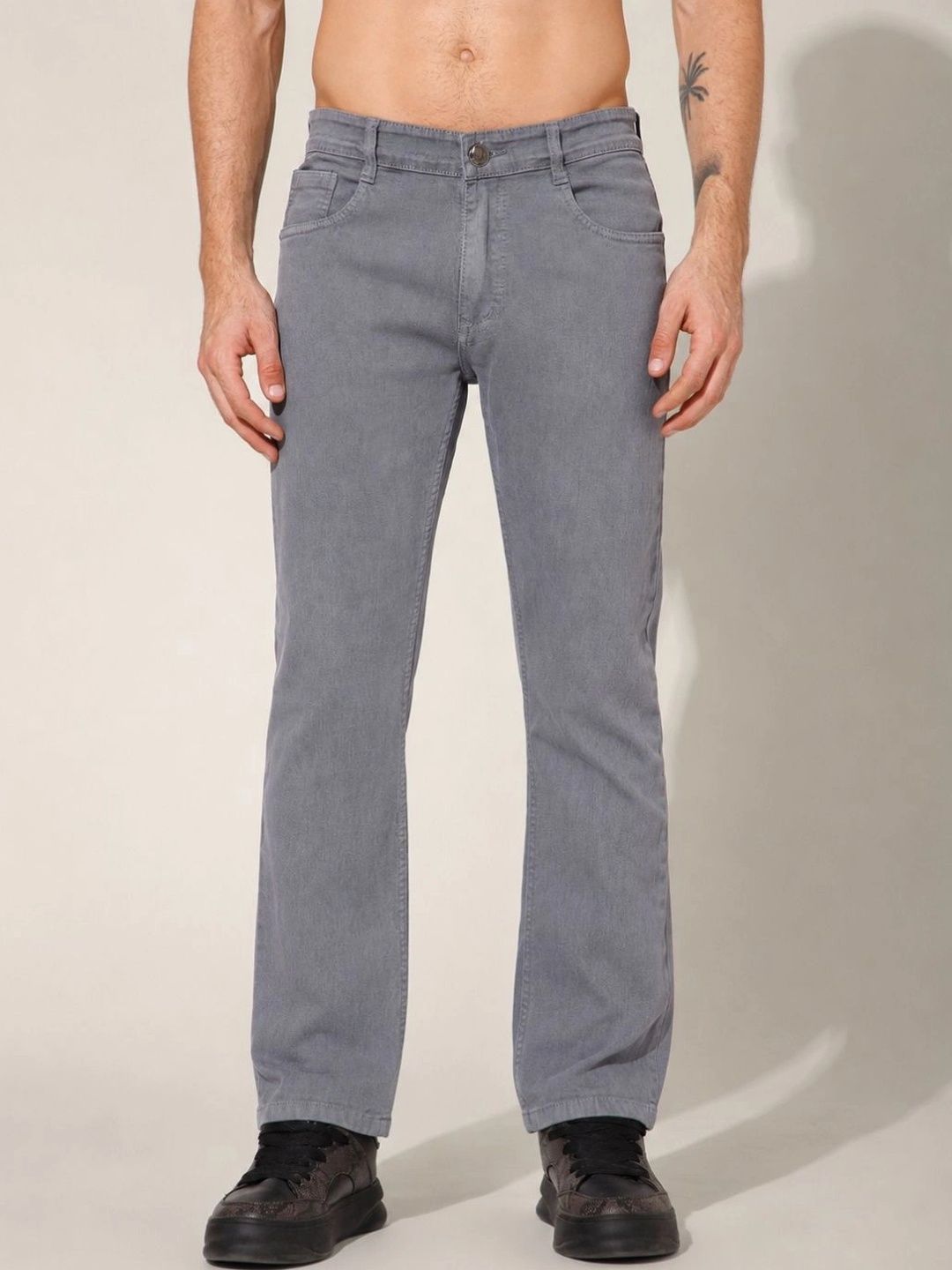 STUDIO NEXX Men Comfort Regular Fit Mid-Rise Stretchable Jeans-picture-37