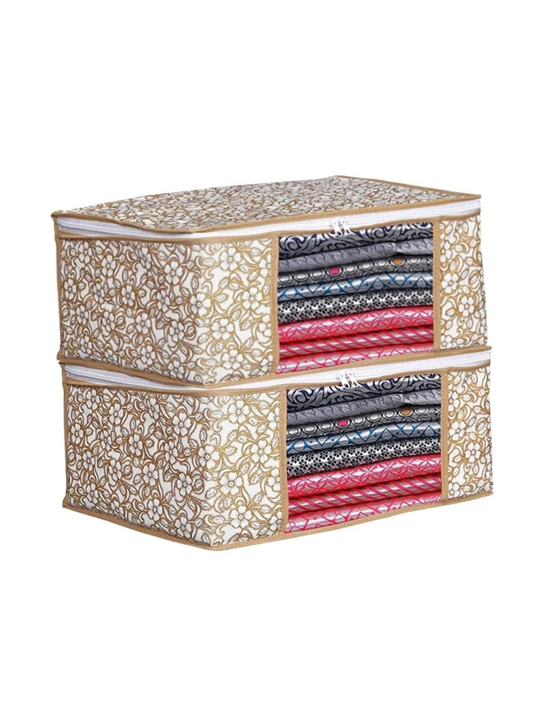 AARON INC Beige Set of 2 Reusable Multi-Utility Organisers-picture-32