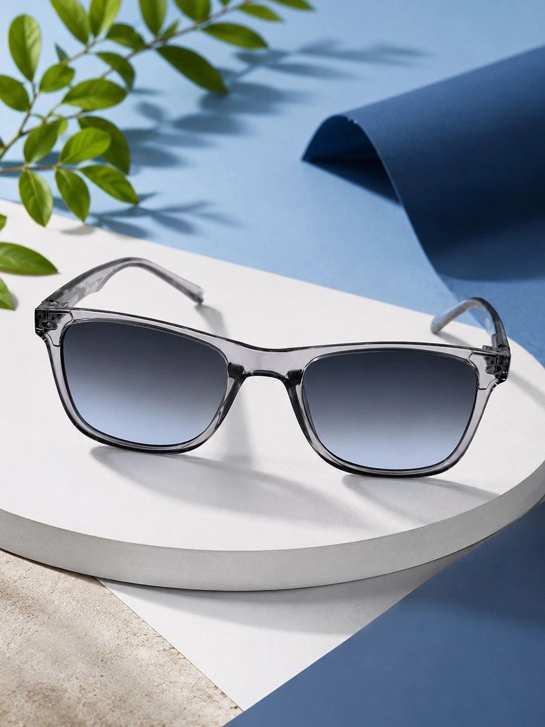 Garry Gobbs Unisex Grey Rectangle Sunglasses with-picture-29