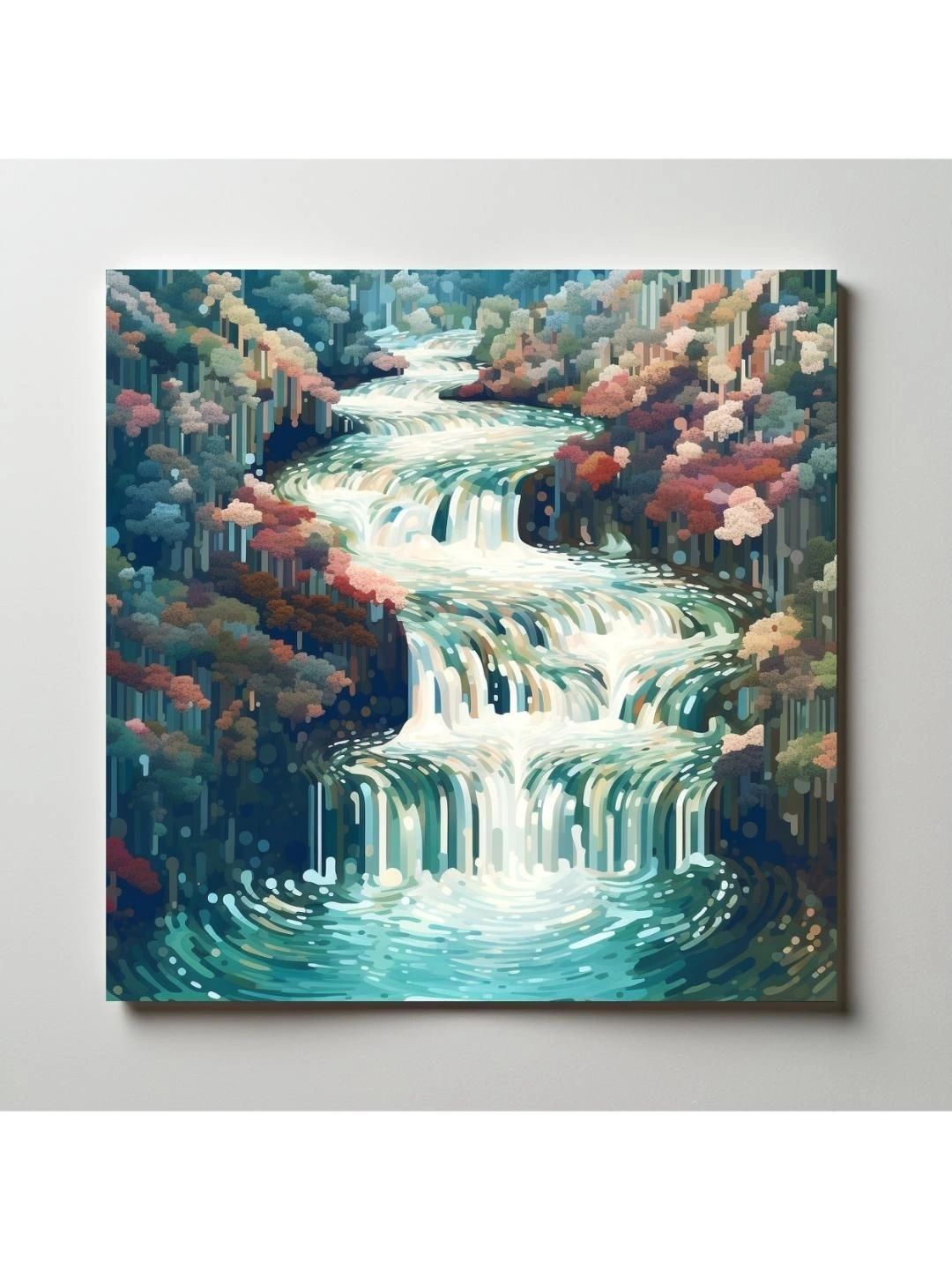 ARTOLIC Blue & Green Printed River Wall Sticker-image-23