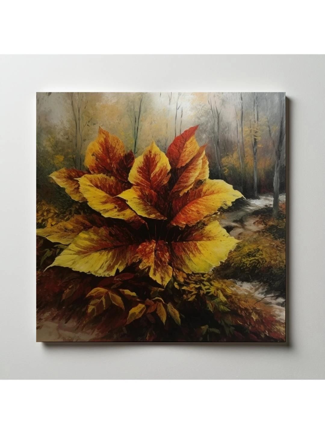 ARTOLIC Yellow & Red Printed Self Adhesive Wall Sticker-image-9