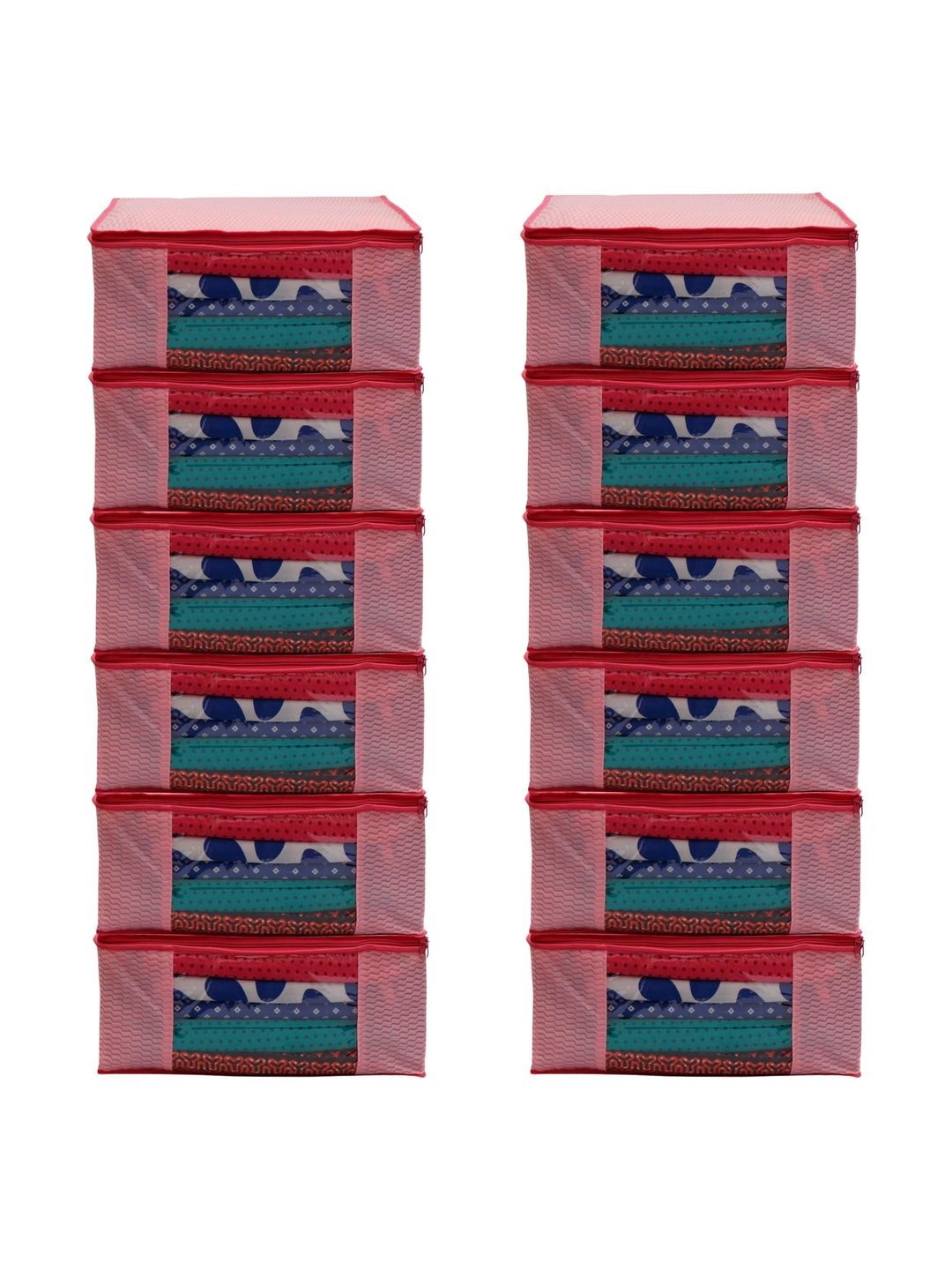 AARON INC Pink Set of 6 Reusable Multi-Utility Organisers-picture-36
