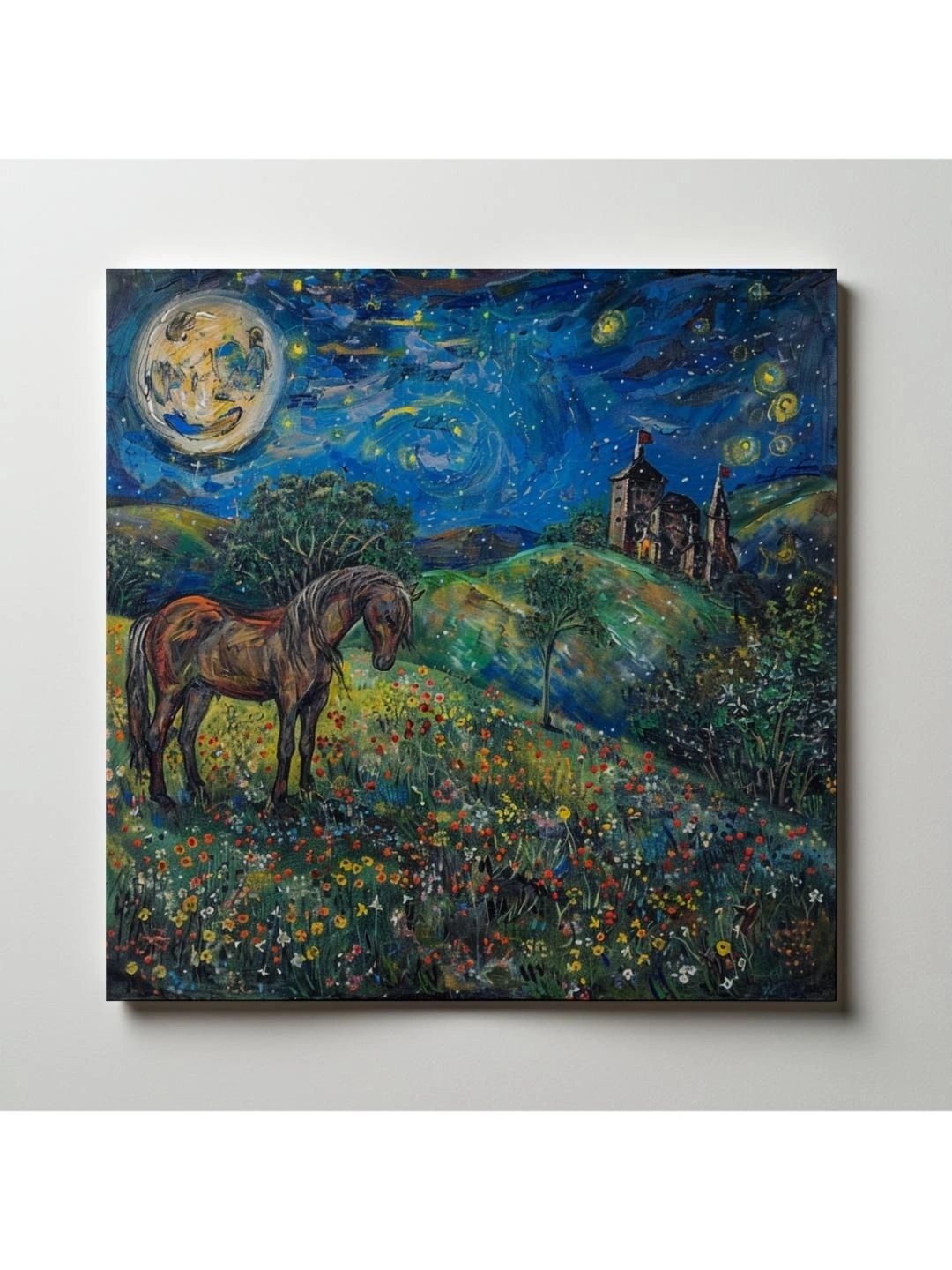 ARTOLIC Starry Night Horse Wall Sticker-picture-15